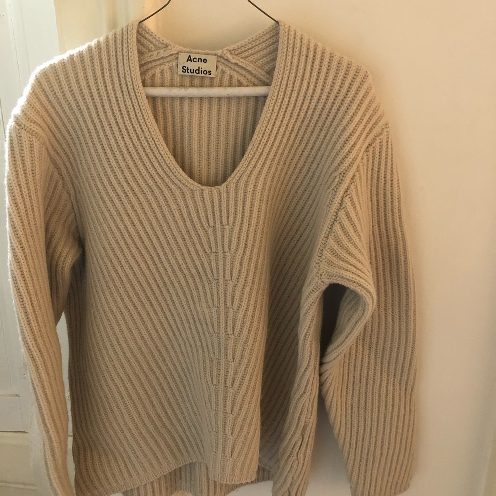 Acne Cream Sweater